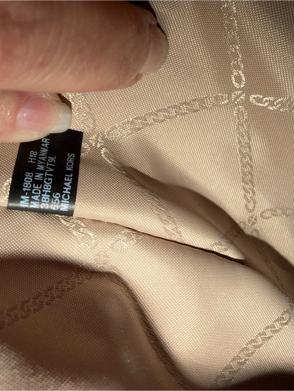 Michael Kors Pink Leather Tote Bag